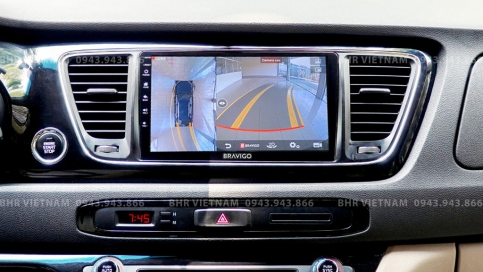 Trải nghiệm âm thanh sống động trên màn hình DVD Android Bravigo Ultimate Kia Sedona 2015 - nay